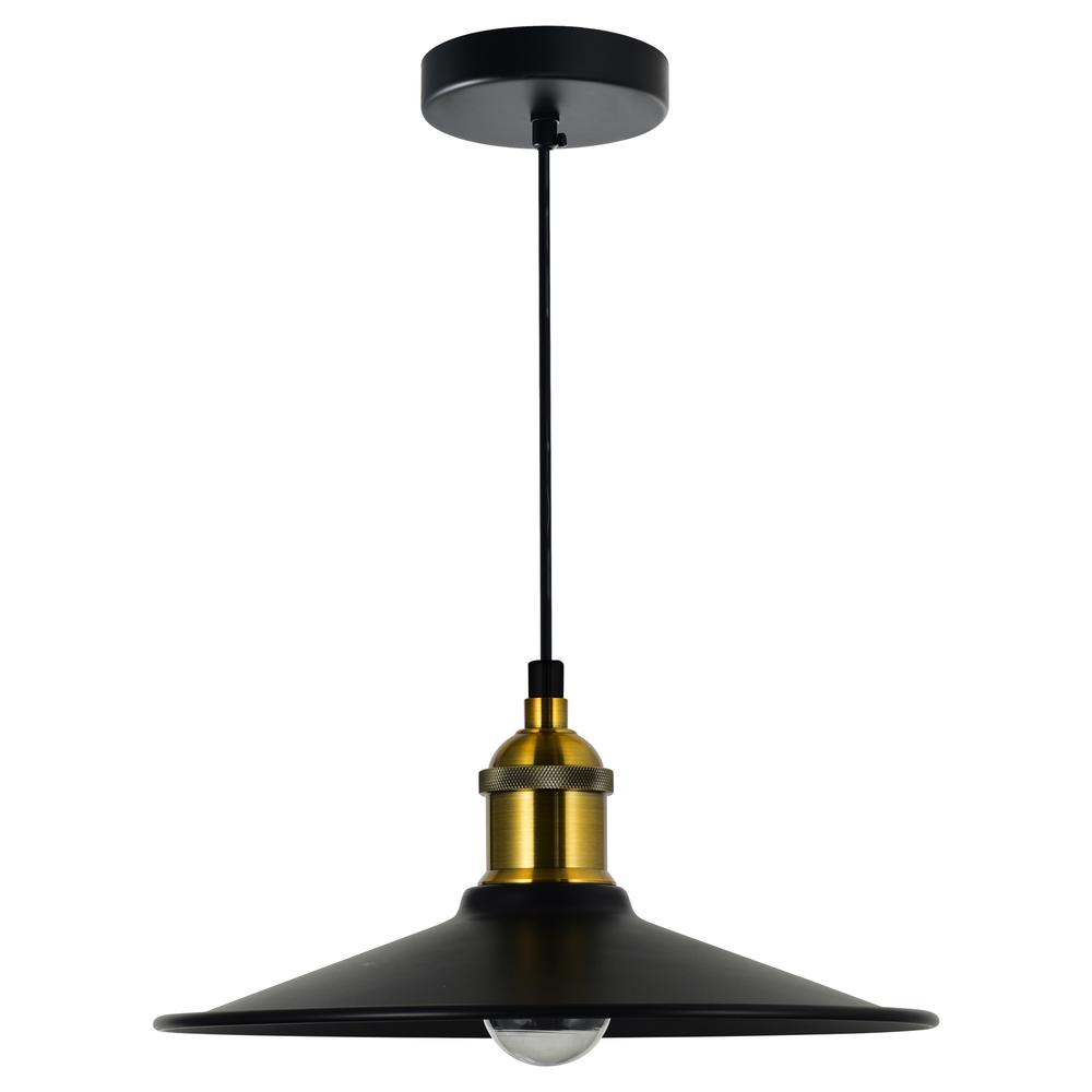 Brave 1 Light Black Mini Pendant. Picture 6