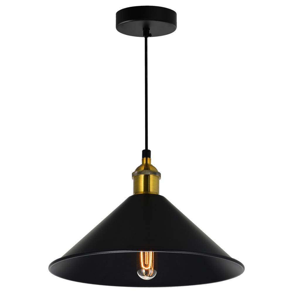 Brave 1 Light Black Mini Pendant. Picture 8