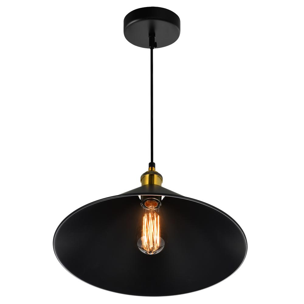 Brave 1 Light Black Mini Pendant. Picture 2