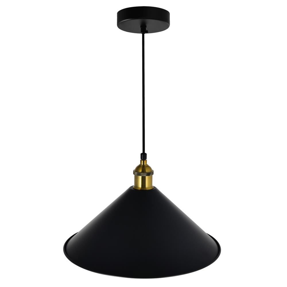 Brave 1 Light Black Mini Pendant. Picture 3