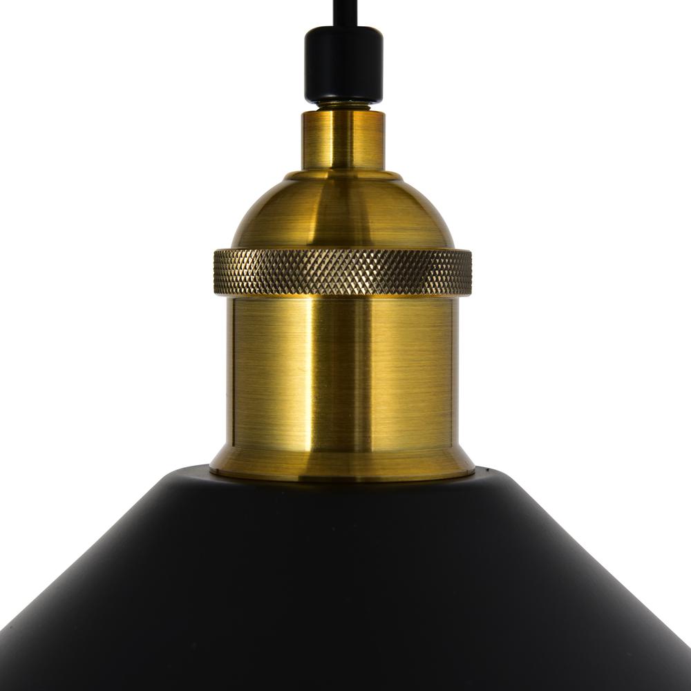 Brave 1 Light Black Mini Pendant. Picture 5