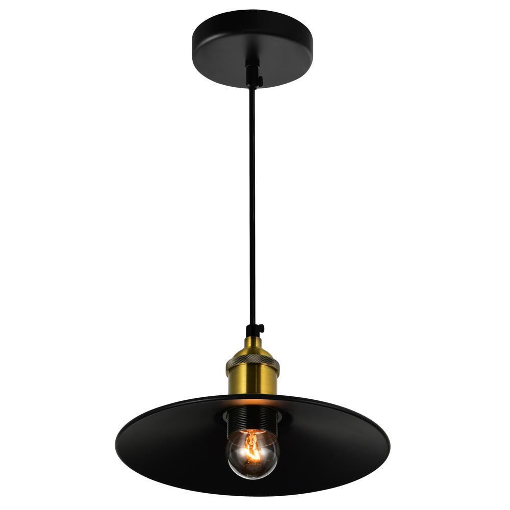 Brave 1 Light Black Mini Pendant. Picture 3