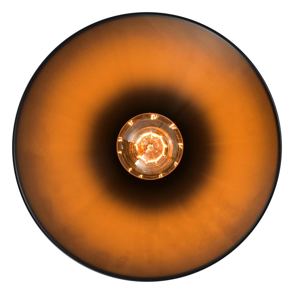 Brave 1 Light Black Mini Pendant. Picture 5