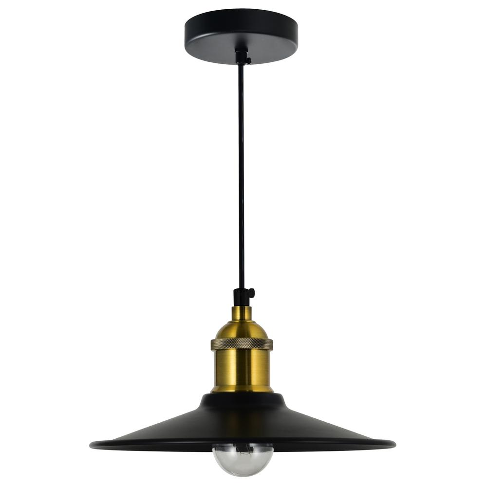 Brave 1 Light Black Mini Pendant. Picture 6