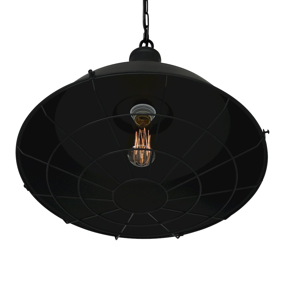 Morgan 1 Light Down Pendant With Black Finish. Picture 4