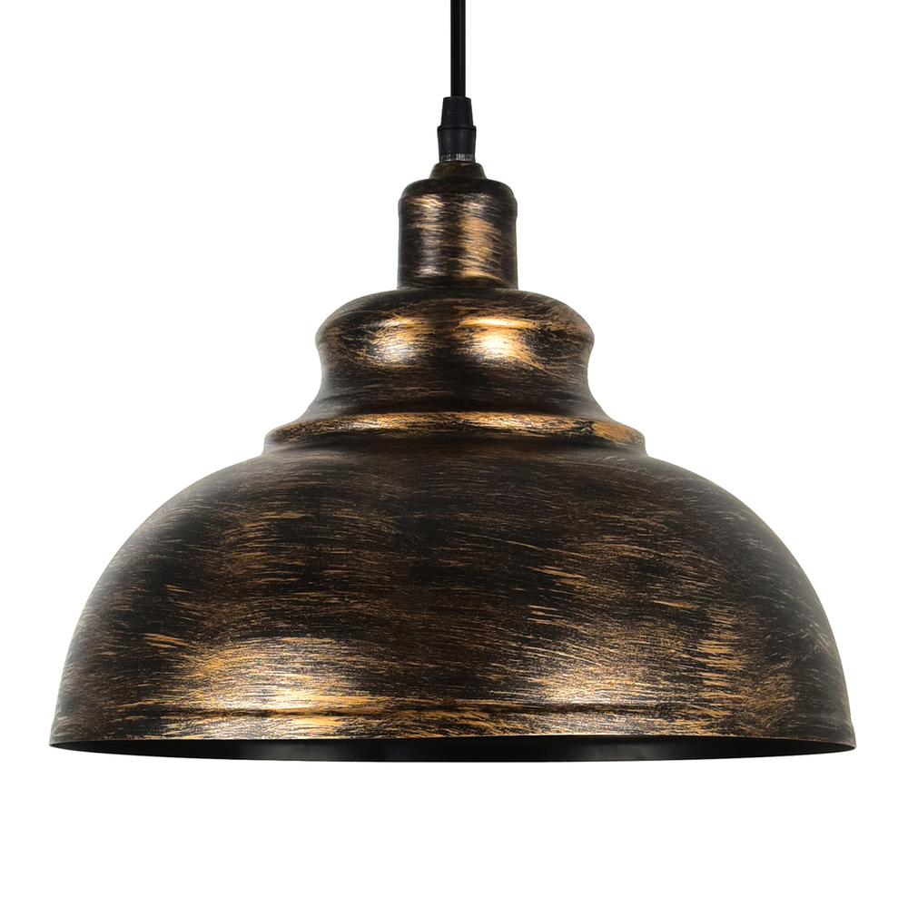 Vogel 1 Light Down Mini Pendant With Antique Copper Finish. Picture 2