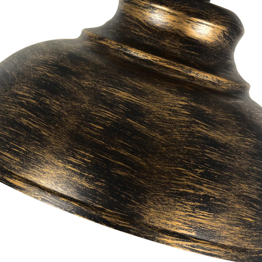 Vogel 1 Light Down Mini Pendant With Antique Copper Finish. Picture 3