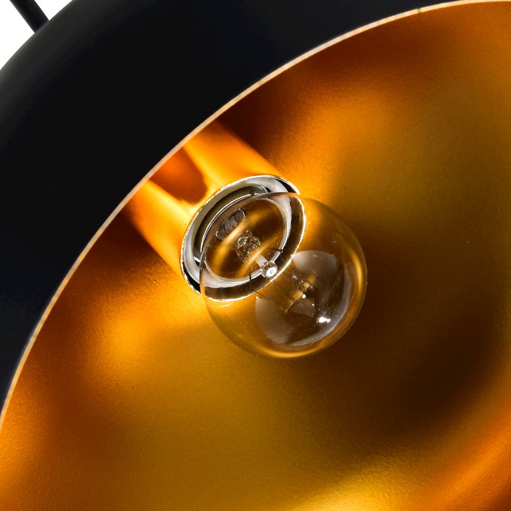 Dynamic 1 Light Down Mini Pendant With Black Finish. Picture 4