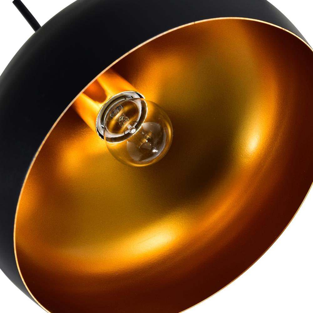 Dynamic 1 Light Down Pendant With Black Finish. Picture 5