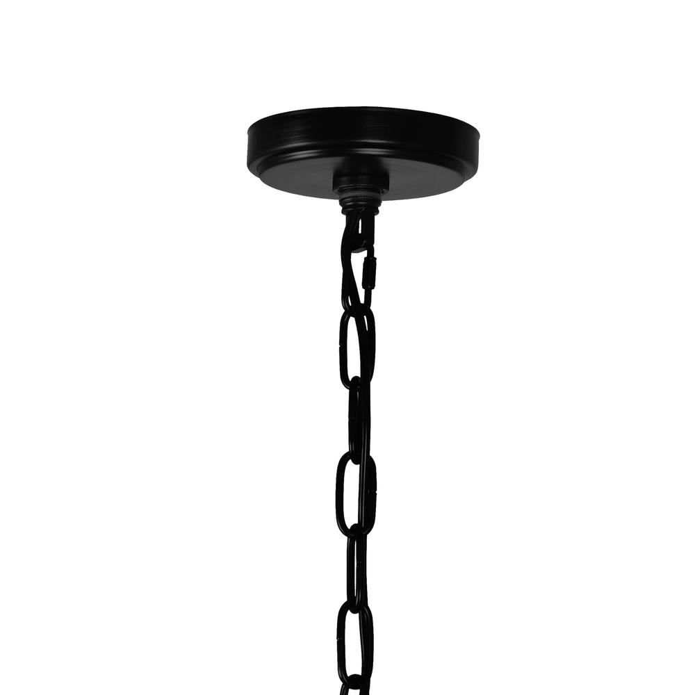 Meghna 4 Light Up Chandelier With Brown Finish. Picture 5