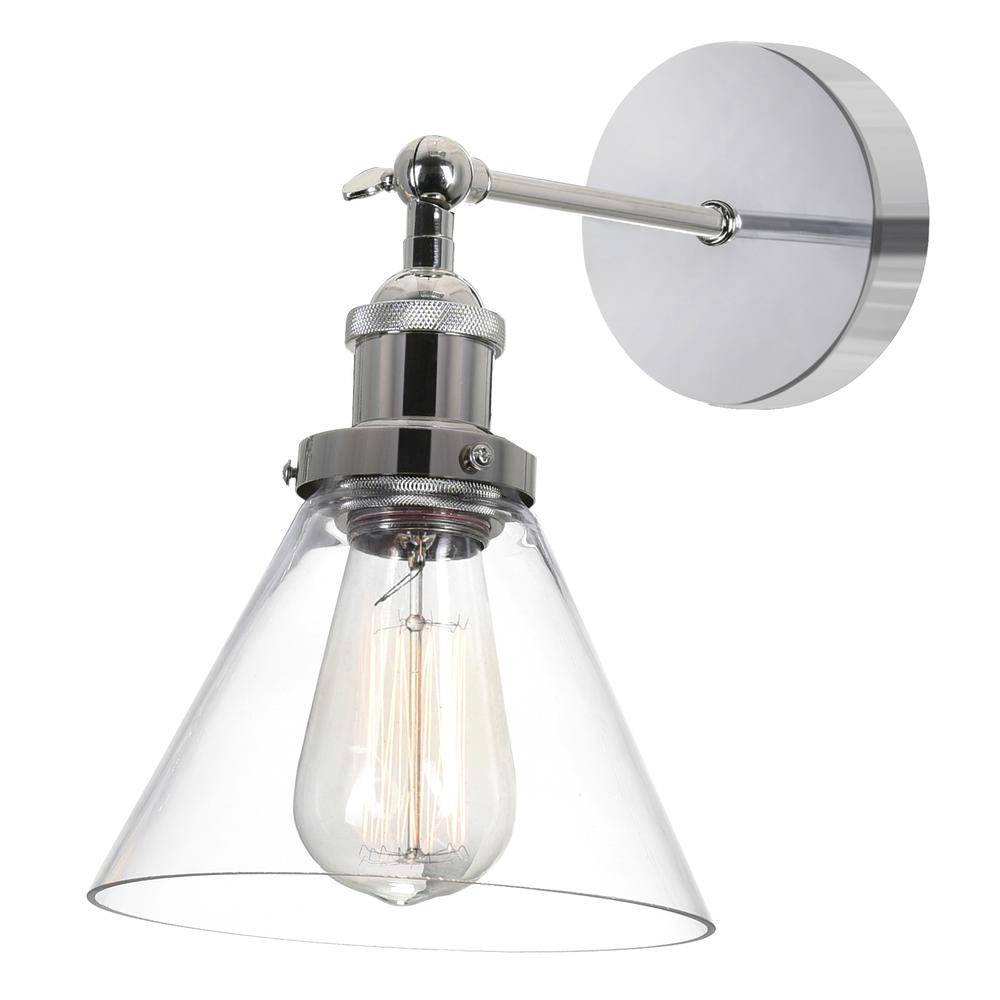 Eustis 1 Light Wall Sconce With Polished Nickel Finish. Picture 6