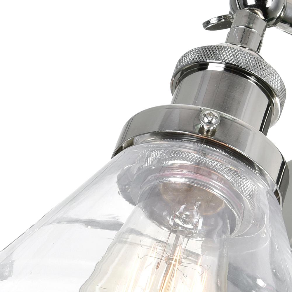Eustis 1 Light Wall Sconce With Polished Nickel Finish. Picture 3