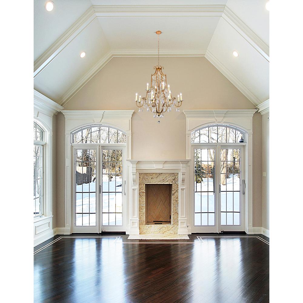 Electra 12 Light Up Chandelier With Oxidized Bronze Finish. Picture 8