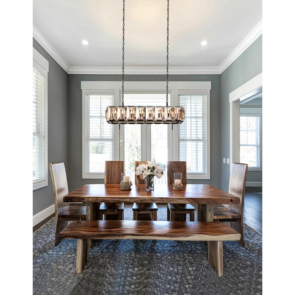 Jacquet 12 Light Chandelier With Black Finish. Picture 2