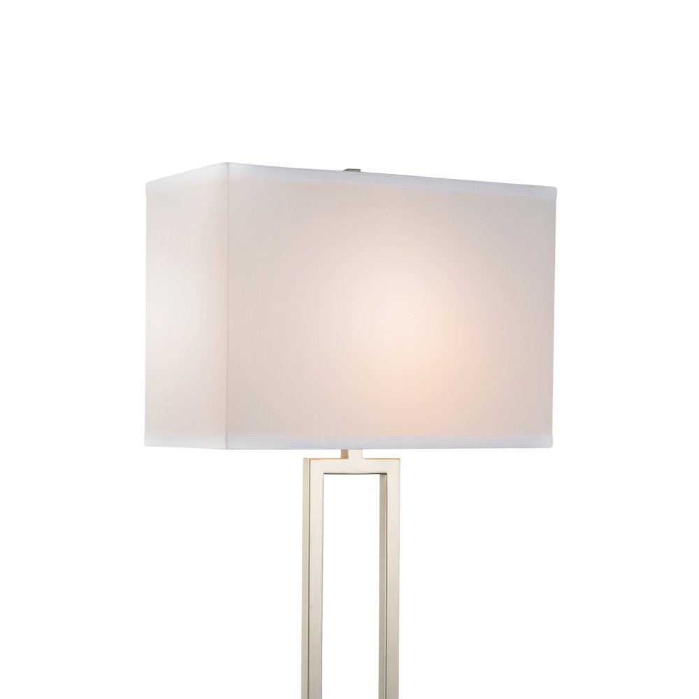 Torren 1 Light Table Lamp With Satin Nickel Finish. Picture 4
