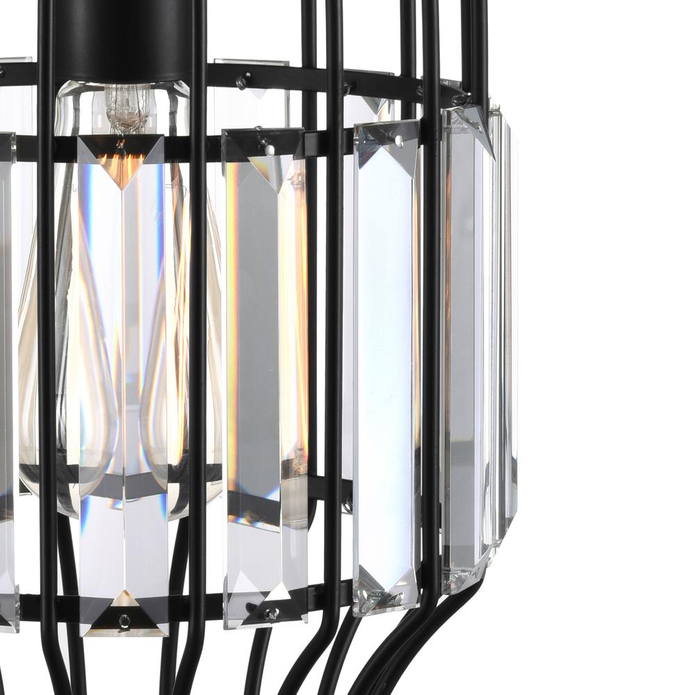 Alethia 1 Light Down Mini Pendant With Black Finish. Picture 5