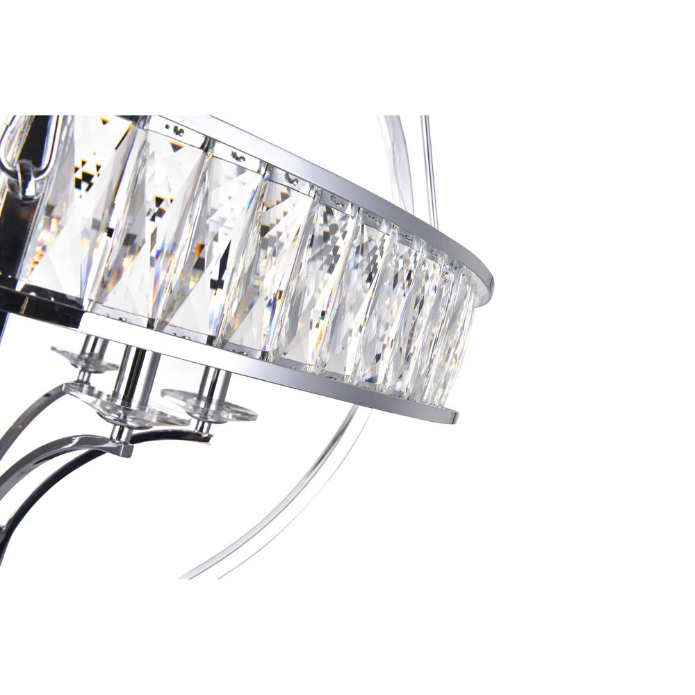 Arkansas 6 Light Chandelier With Chrome Finish. Picture 5