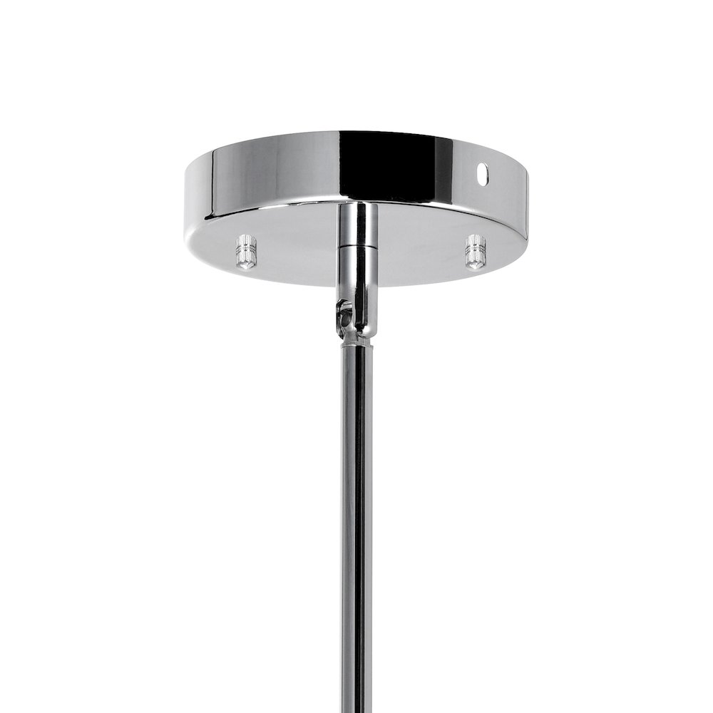 Weiss 5 Light Down Chandelier With Chrome Finish. Picture 5
