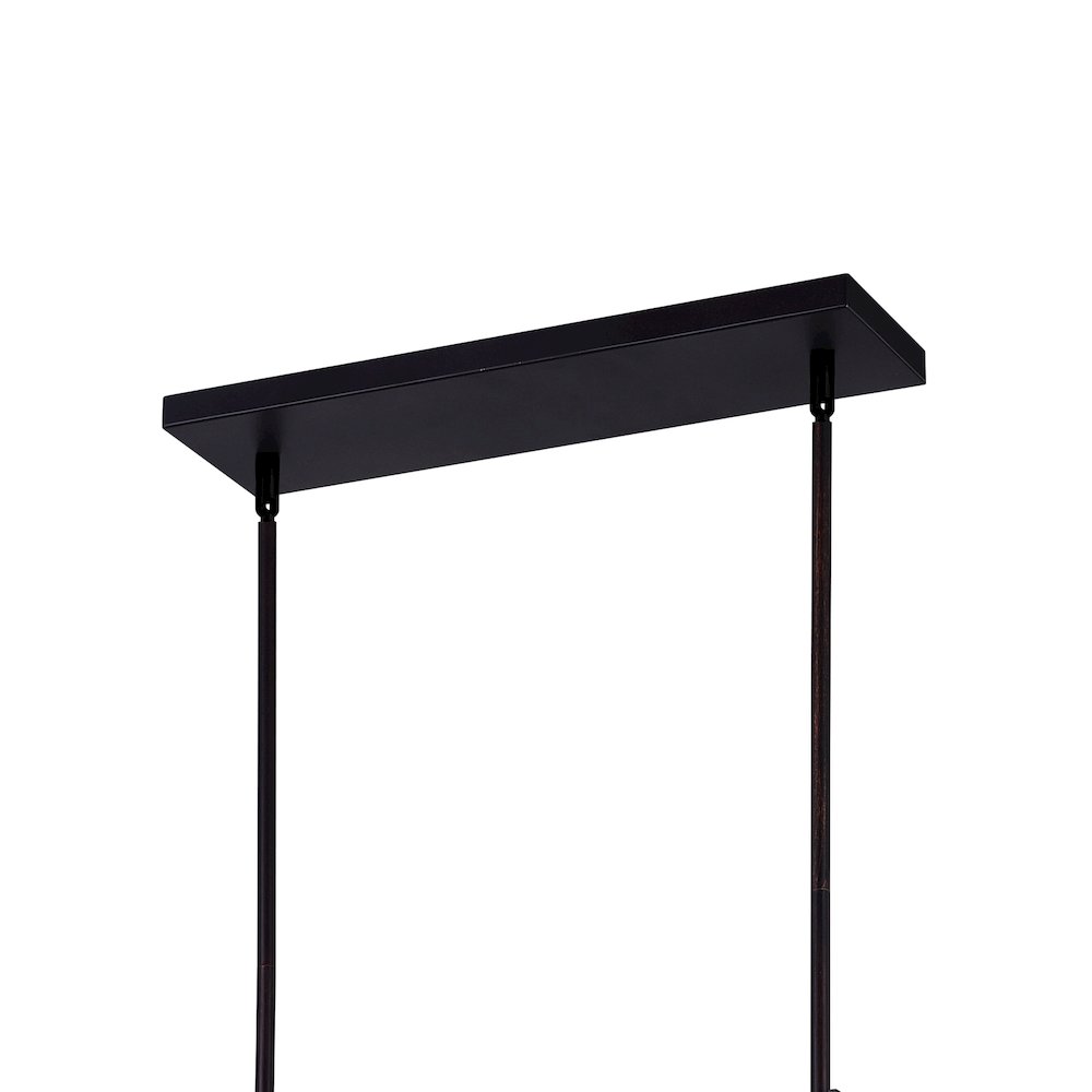 Assunta 4 Light Chandelier With Black Finish. Picture 5