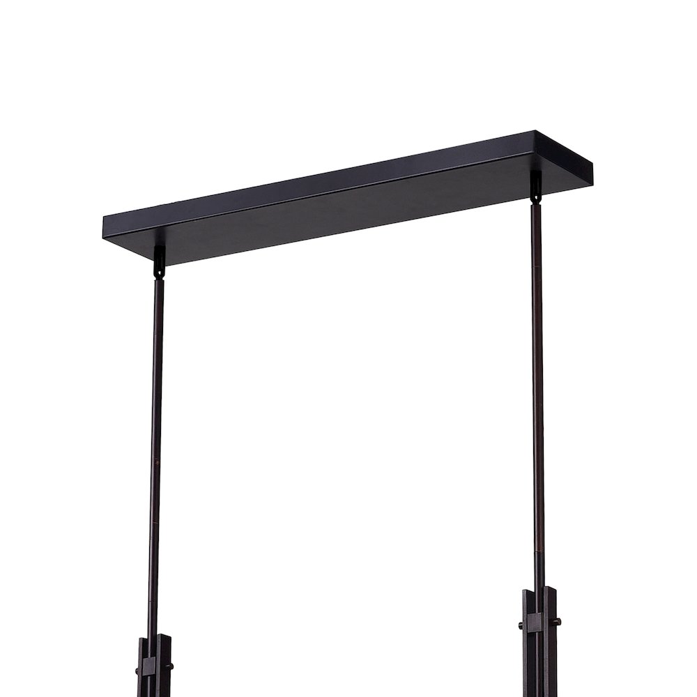 Assunta 6 Light Chandelier With Black Finish. Picture 5