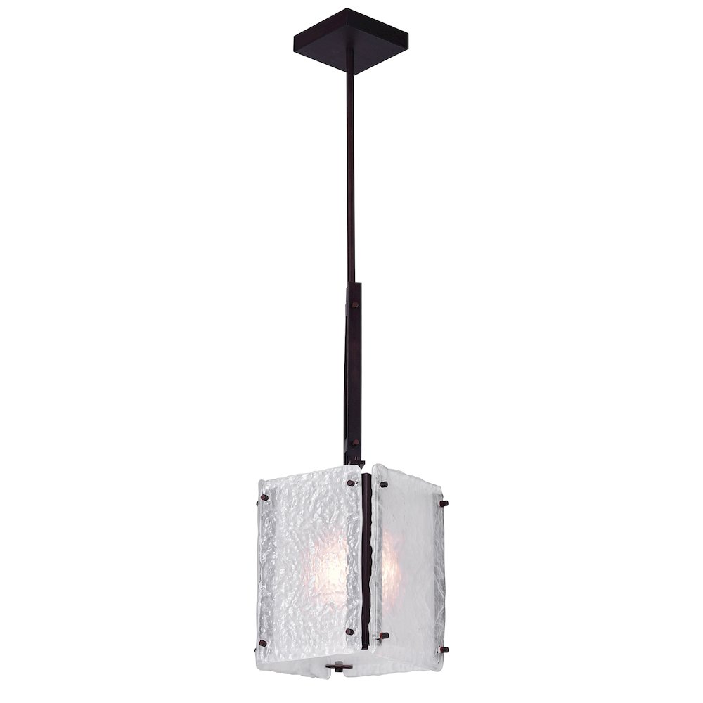Assunta 1 Light Pendant With Black Finish. Picture 1