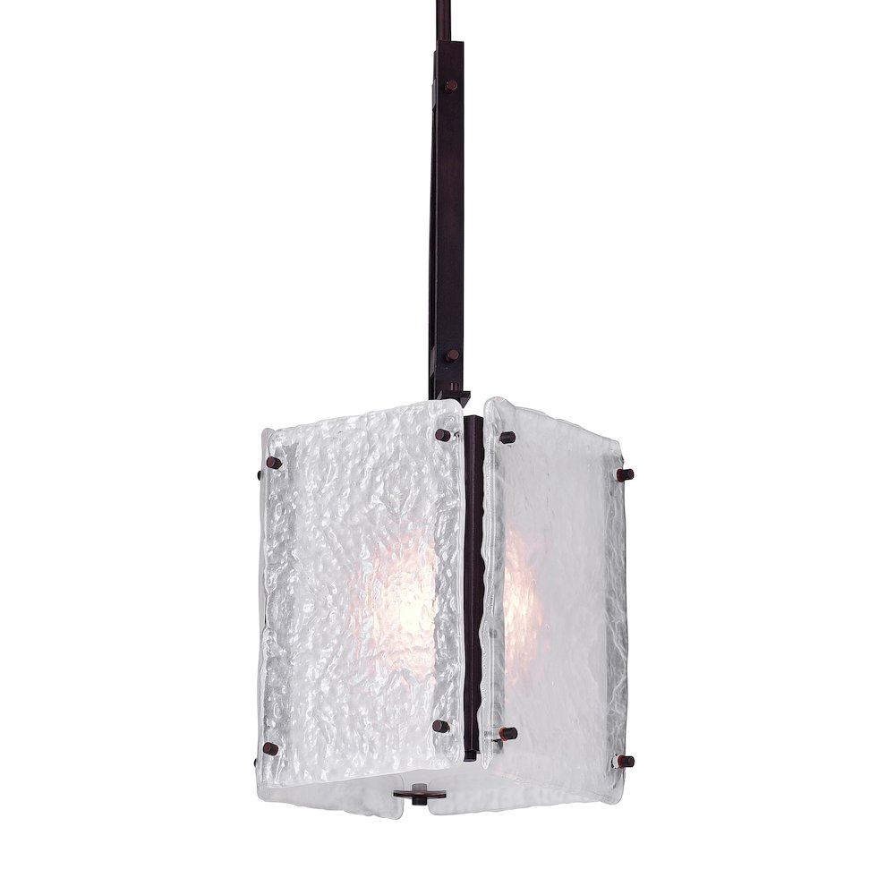 Assunta 1 Light Pendant With Black Finish. Picture 2