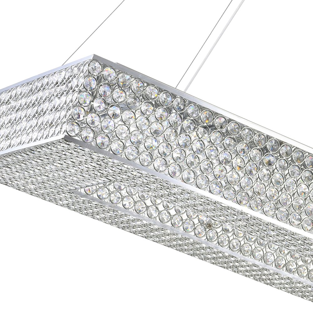 Dannie 16 Light Chandelier With Chrome Finish. Picture 3