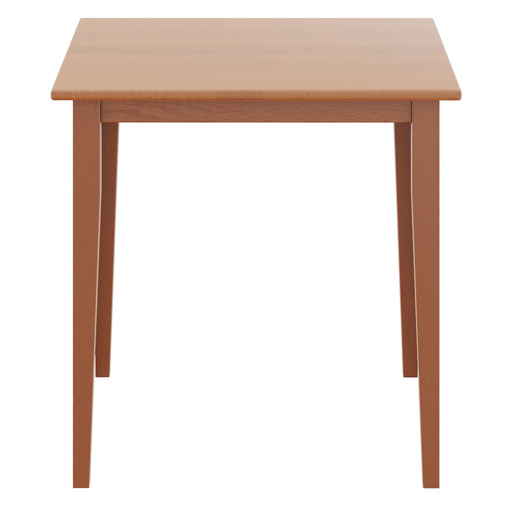 Groveland Square Dining Table, Shaker Leg, Light Oak Finish. Picture 2