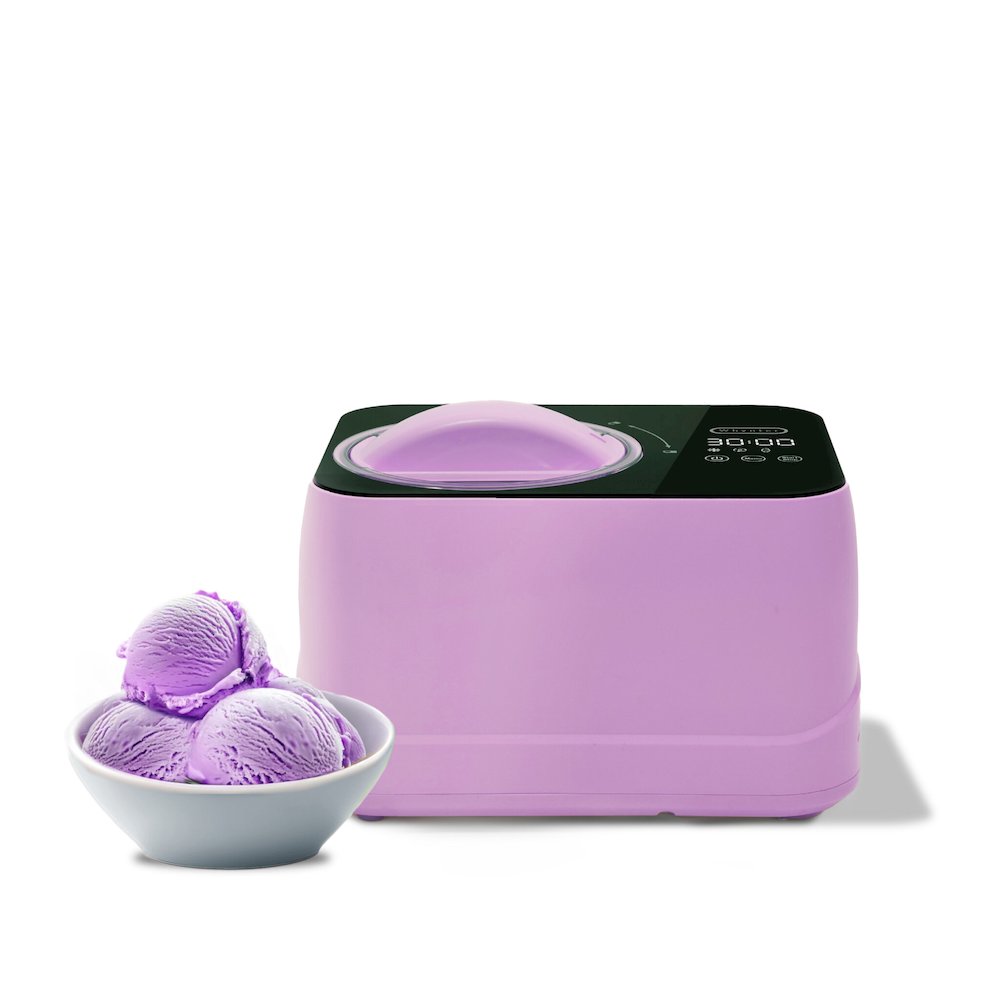 .8 Quart Compact Automatic Ice Cream Maker with Stainless Steel Bowl. Picture 1