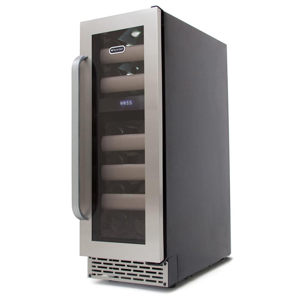Elite 17 Bottle Seamless Stainless Steel Door Dual Zone. Picture 3
