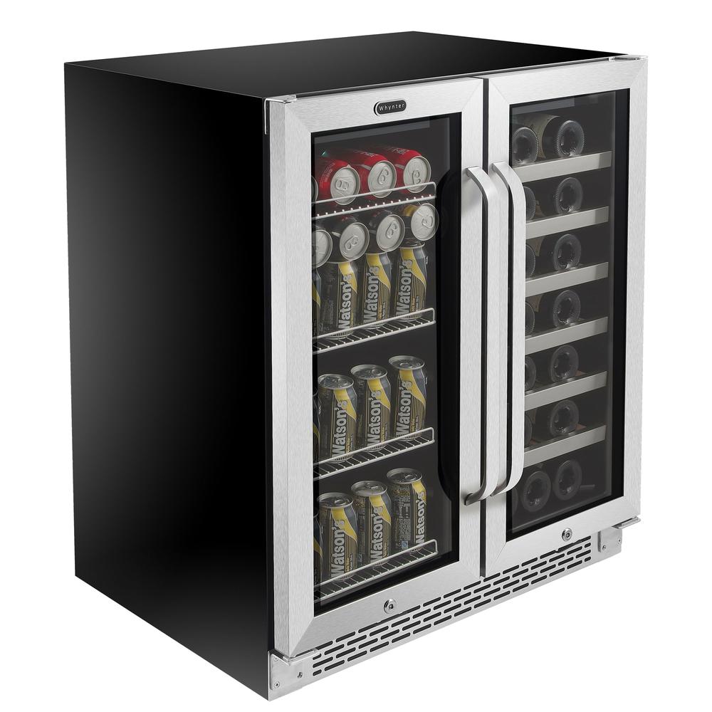 30″ Built-In French Door Dual Zone 33 Bottle Wine Refrigerator 88. Picture 3