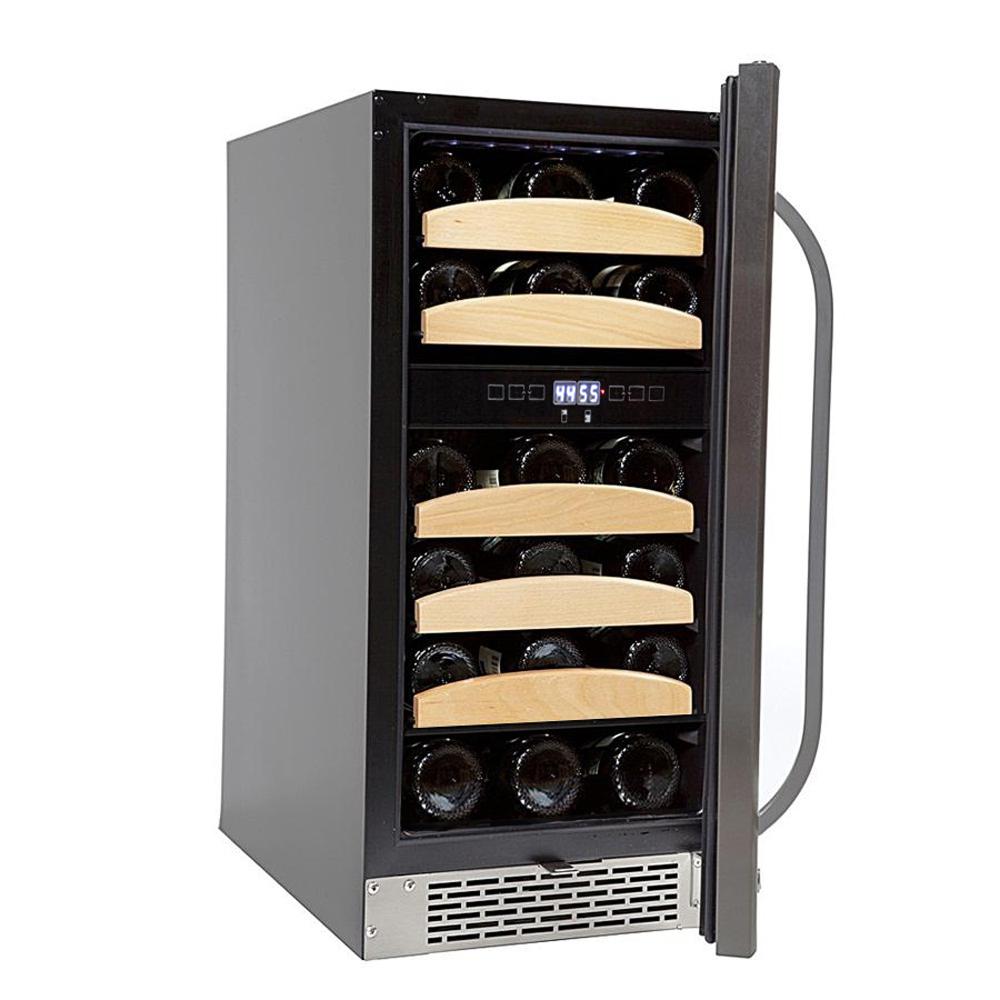 28 bottle Dual Temperature Zone Built-In Wine Refrigerator. Picture 4