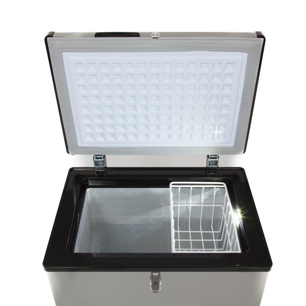 95 Quart Portable Wheeled Freezer with Door Alert and 12v Option. Picture 2