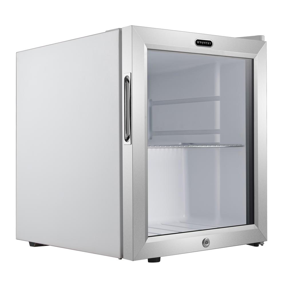 Beverage Refrigerator With Lock – Stainless Steel 62 Can Capacity. Picture 4