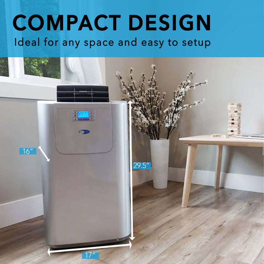 Elite 12000 BTU Dual Hose Digital Portable Air Conditioner. Picture 2