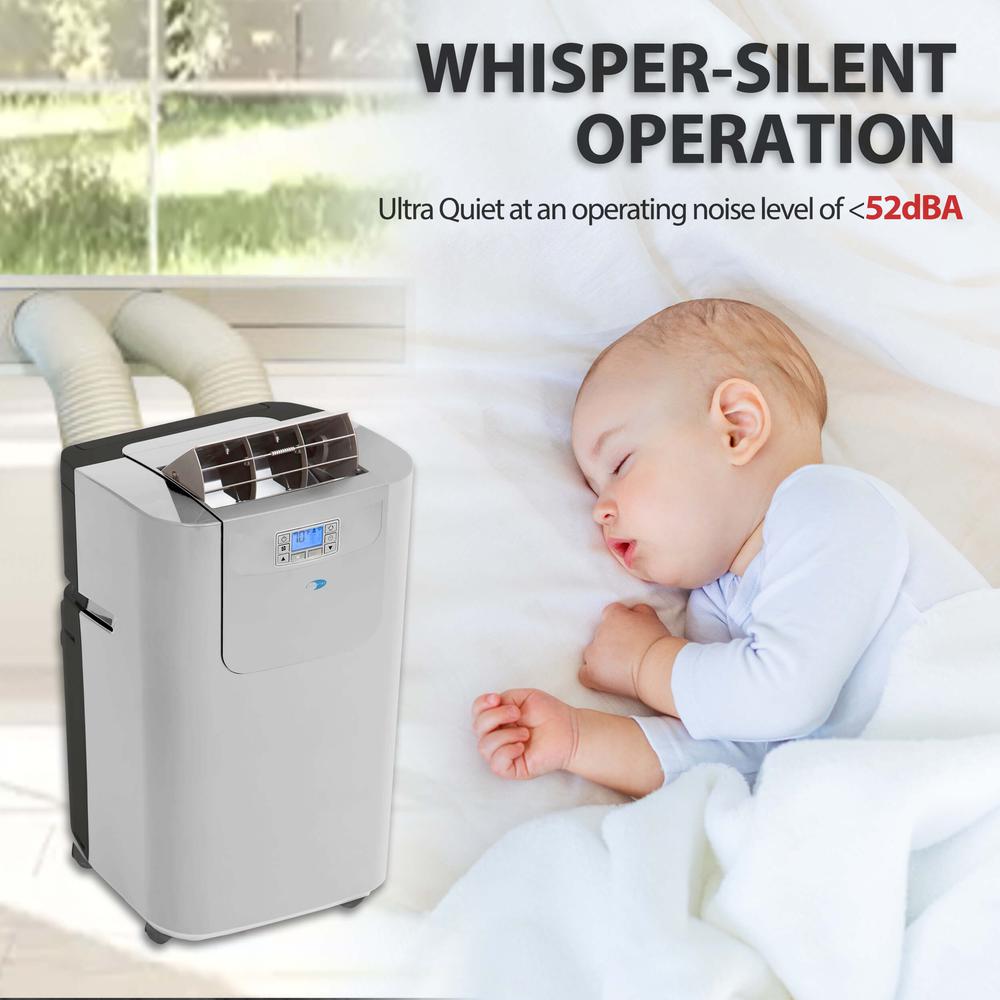 Elite 12000 BTU Dual Hose Digital Portable Air Conditioner. Picture 5