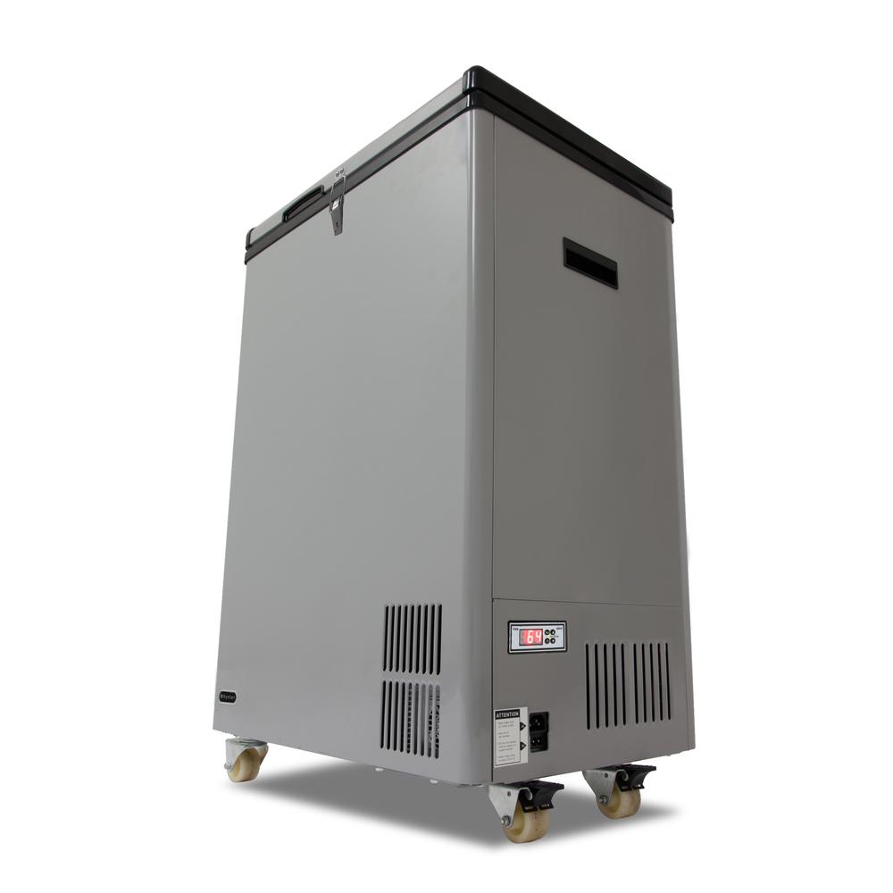 95 Quart Portable Wheeled Freezer with Door Alert and 12v Option. Picture 4