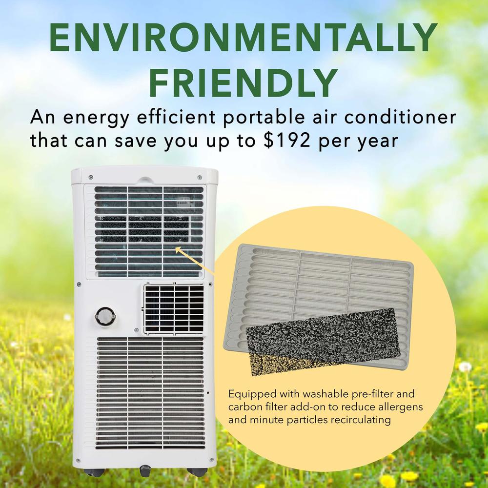 ARC-102CS Compact Size 10000 BTU Portable Air Conditioner with 3M. Picture 3