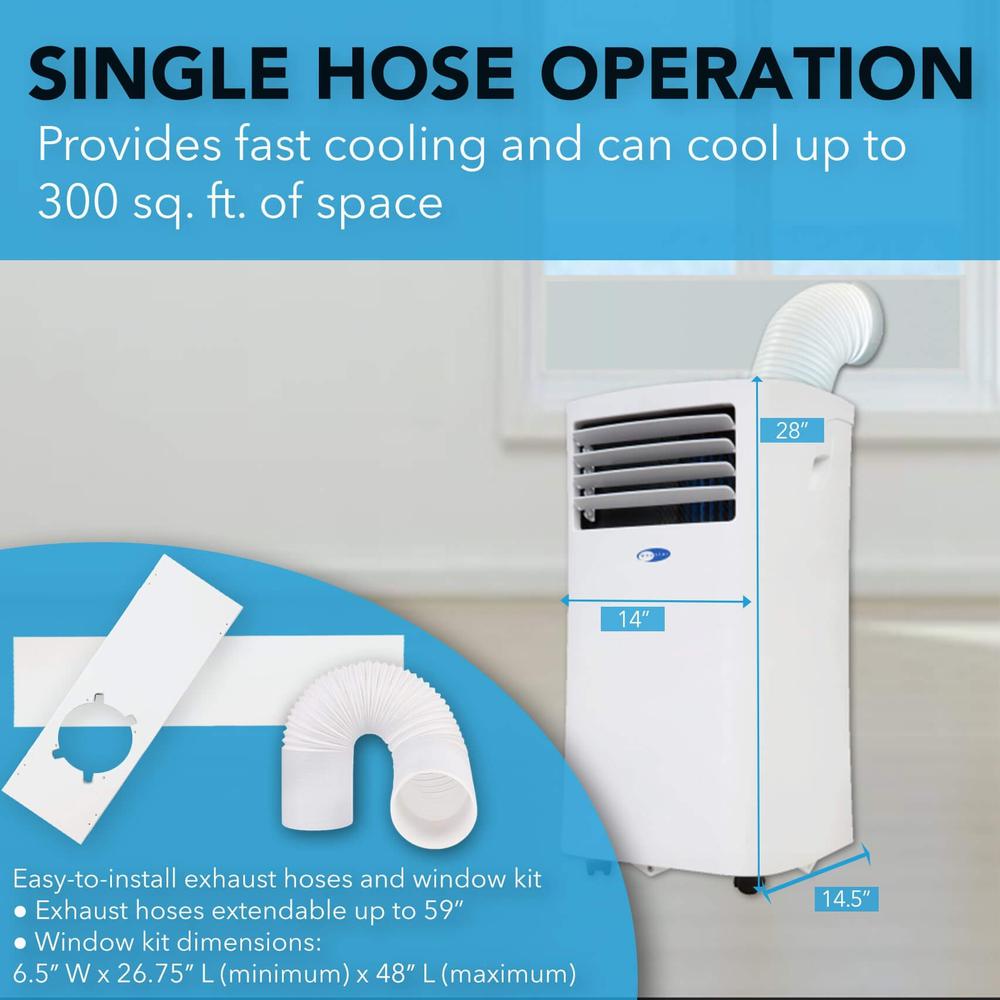 ARC-102CS Compact Size 10000 BTU Portable Air Conditioner with 3M. Picture 8