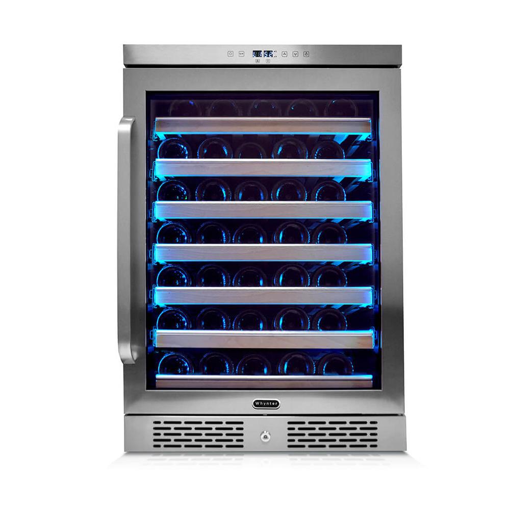 BWR-545XS Elite Spectrum Lightshow 54 Bottle Stainless Steel 24 inch. Picture 1