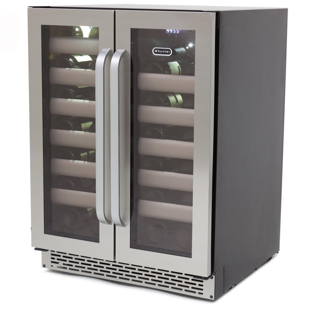 Elite 40 Bottle Seamless Stainless Steel Door Dual Zone. Picture 3
