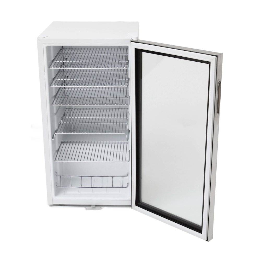 Can Freestanding Beverage Refrigerator cooler with Lock Stainless Steel. Picture 4