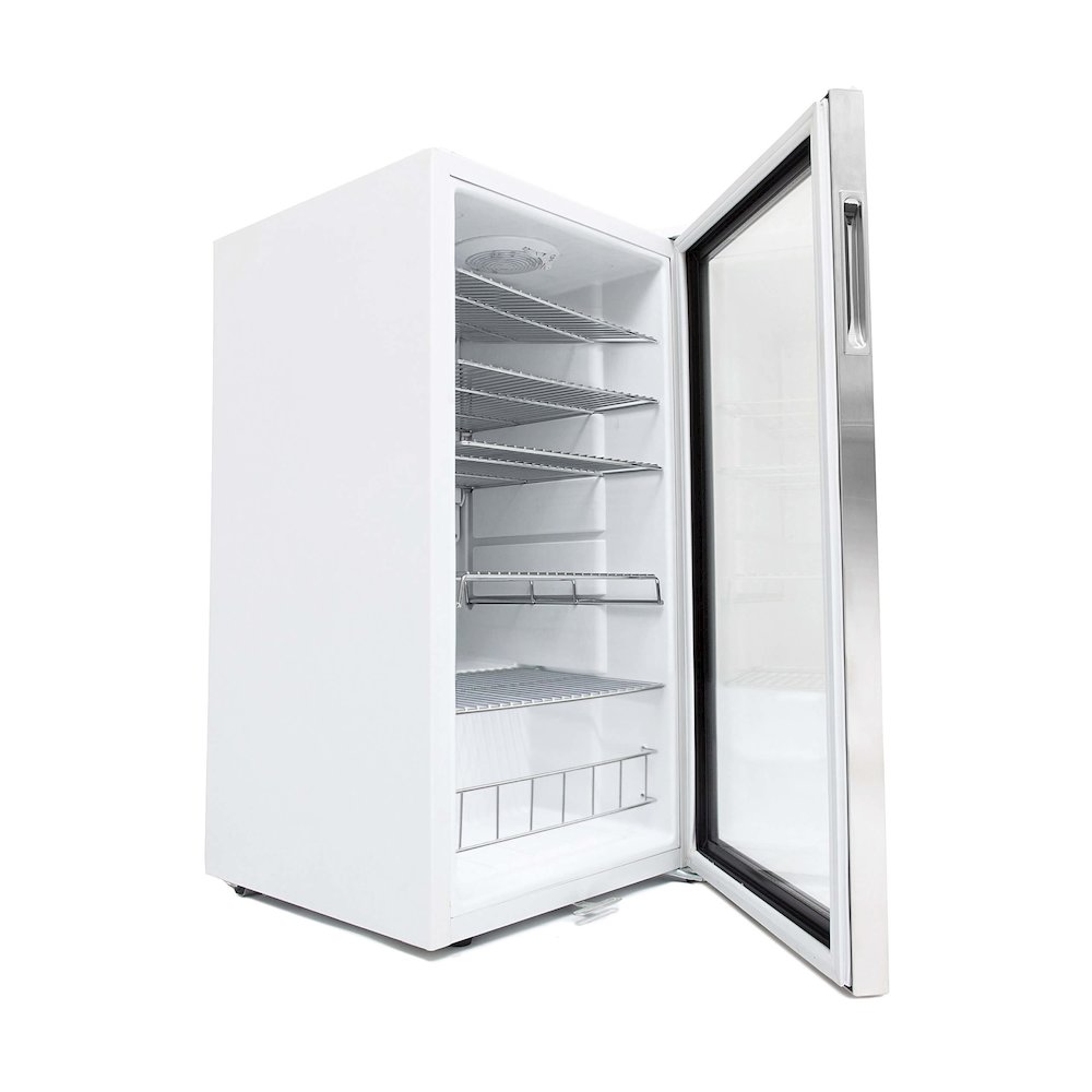 Can Freestanding Beverage Refrigerator cooler with Lock Stainless Steel. Picture 3