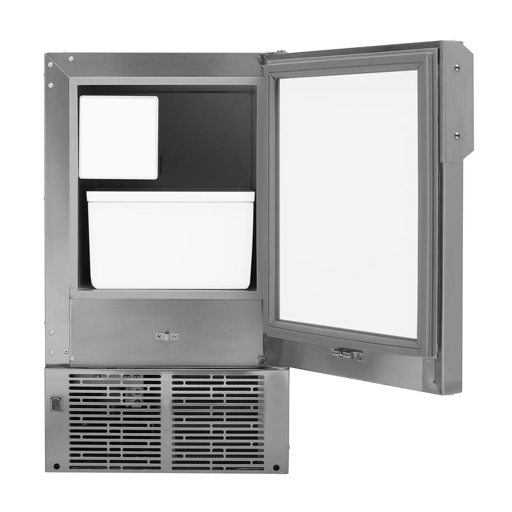 14'' Undercounter Automatic Stainless Steel Marine Ice Maker 23lb Daily Output. Picture 4