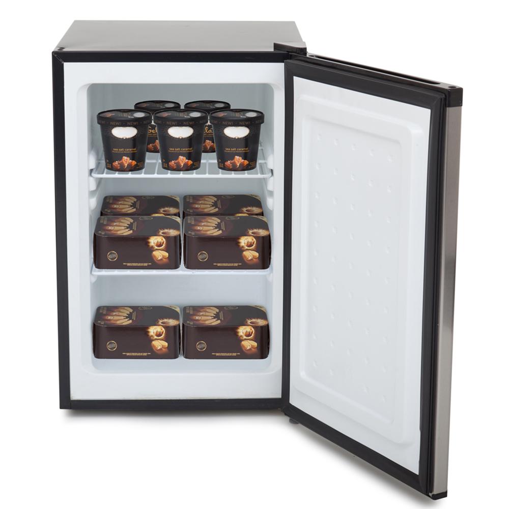 2.1 cu. ft. Energy Star Stainless Steel Upright Freezer with Lock. Picture 5
