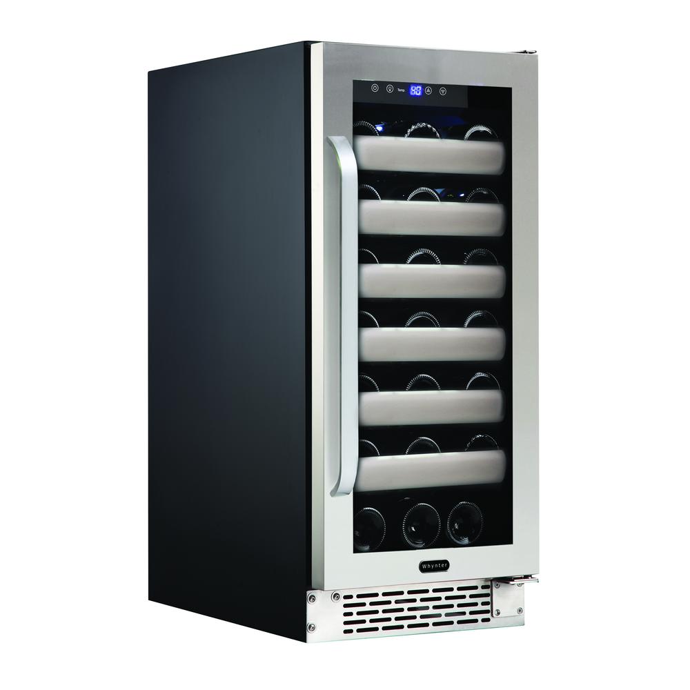 Elite 33 Bottle Seamless Stainless Steel Door Single Zone. Picture 3