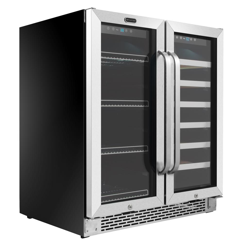 30″ Built-In French Door Dual Zone 33 Bottle Wine Refrigerator 88. Picture 5