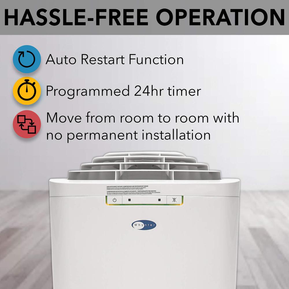 ECO-FRIENDLY 11000 BTU Dual Hose Portable Air Conditioner. Picture 5