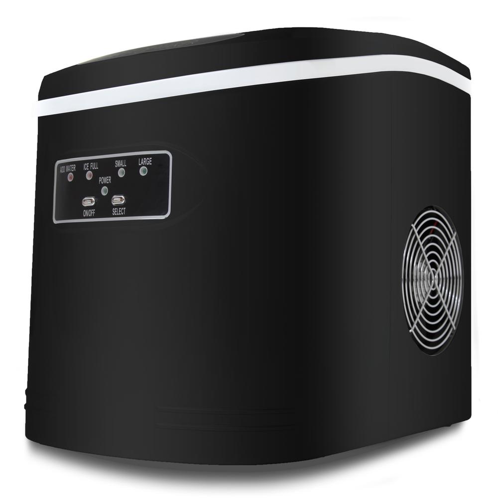 Compact Portable Ice Maker 27 lb capacity - Black. Picture 5