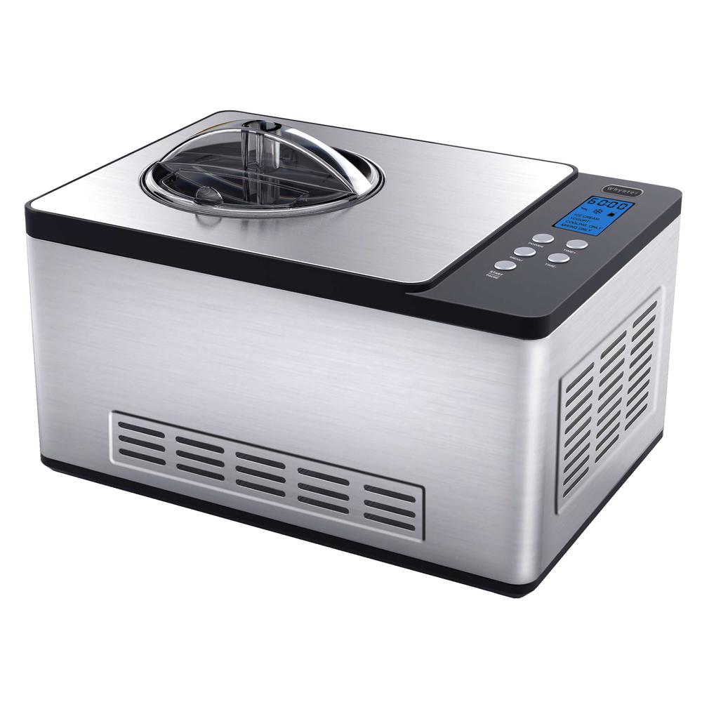 Ice Cream Maker 2 Quart Capacity Stainless Steel Bowl & Yogurt Function. Picture 1